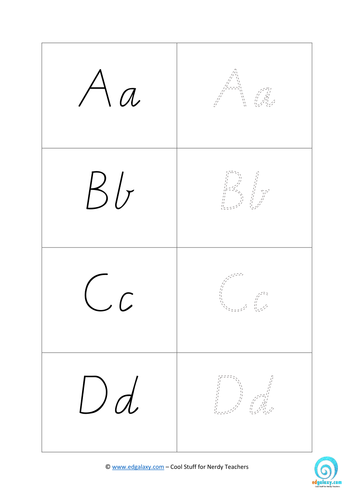 printable victorian modern cursive handwriting templates