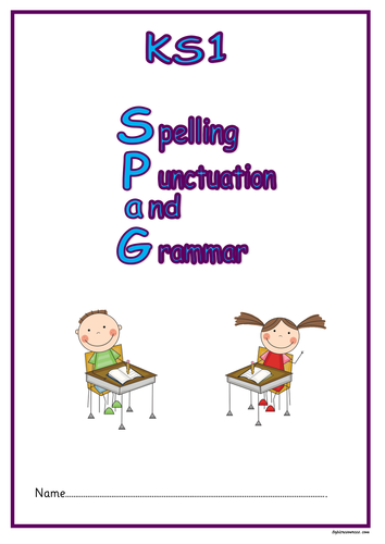 All New SPAG activity booklet 11 for KS1 children (New Curriculum).