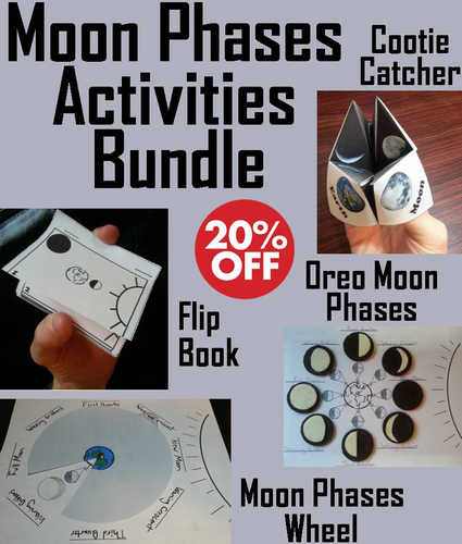 Moon Phases Activities Bundle