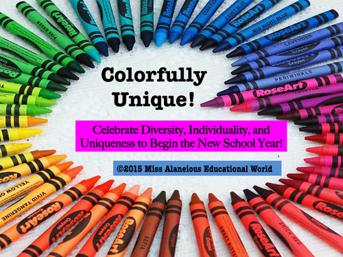 Welcome Back to School: Colorfully Unique!