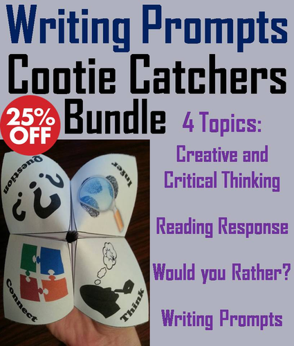 Writing Prompts Cootie Catchers