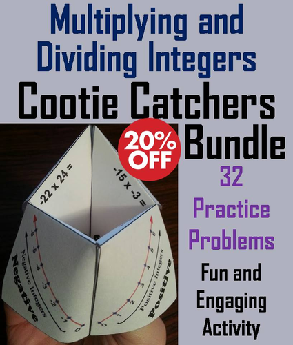 multiplying-and-dividing-integers-cootie-catchers-bundle-teaching