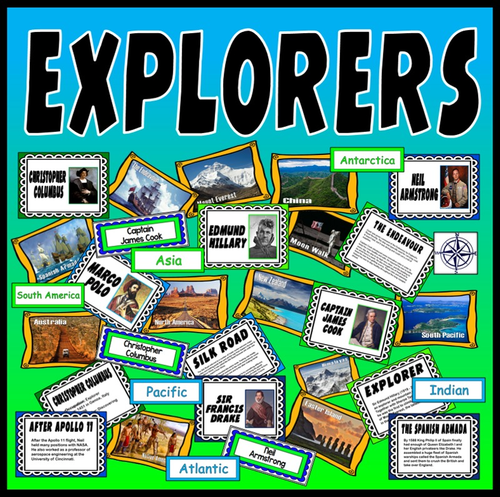 EXPLORERS TEACHING RESOURCES HISTORY GEOGRAPHY key stage 2 WORLD TRAVEL