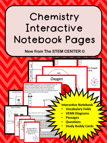 Chemistry Interactive Notebook