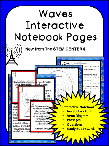 Waves Interactive Science Notebook