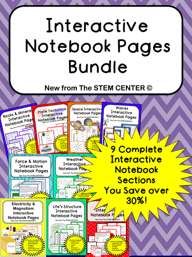 Interactive Science Notebook Bundle | Teaching Resources