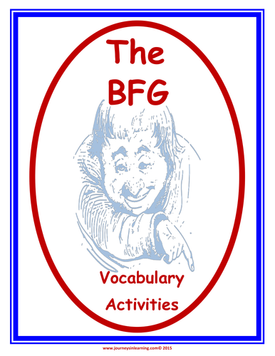The BFG Vocabulary Activities