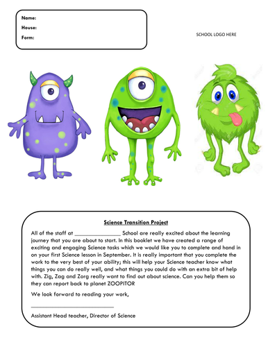 KS2 KS3 science transition project