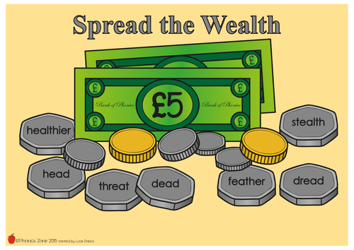 ea Phonics Game 'Spread the Wealth'