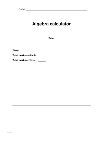Predicted Algebra Questions for the Calculator EDEXCEL MATHS PAPER JUNE 2016