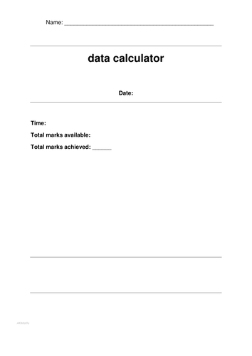 Predicted DATA Questions with ANSWERS for the Calculator EDEXCEL MATHS PAPER JUNE 2016