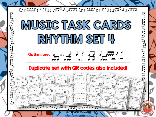 Rhythm Task Cards Set 4