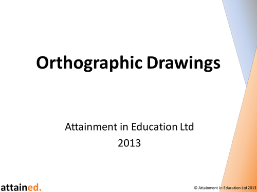 Starter or Plenary Slides for Engineering Drawing