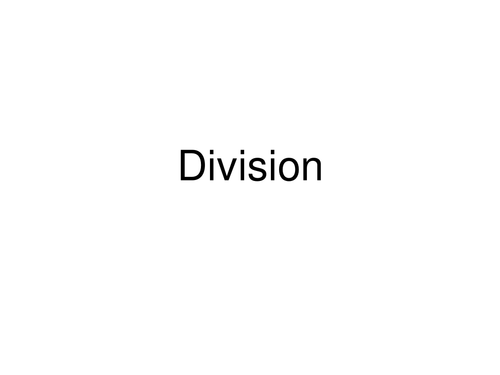 KS2 Maths Division ( Long Divison)  with remainders Two Lesson Plans