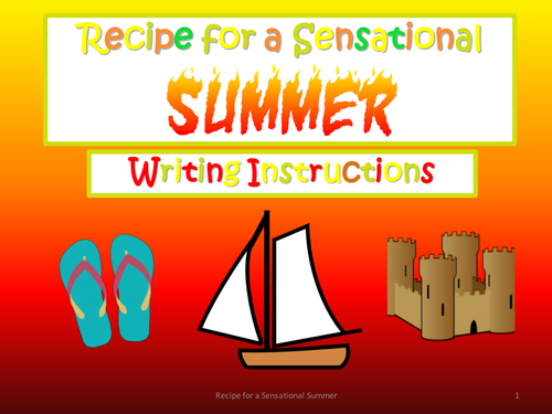 Summer Literacy Bundle: Writing Instructions, Senses Poetry and Literacy Tasks
