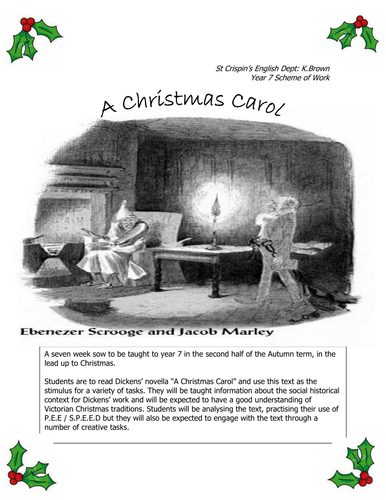 A Christmas Carol: Complete SOW and resources