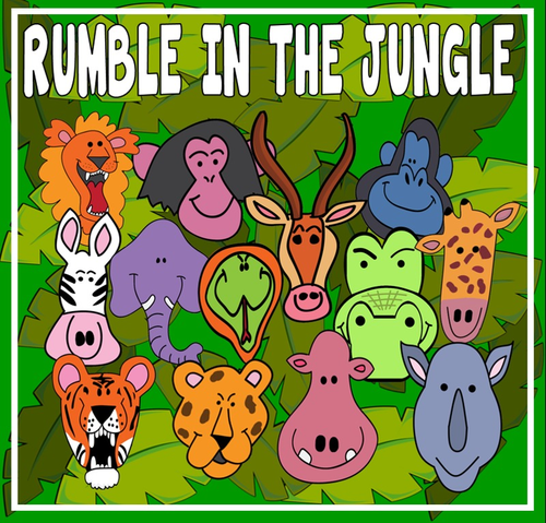 rumble in the jungle book coloring pages