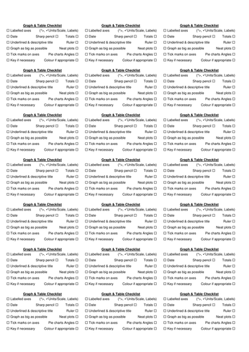 Graph Drawing Pupil Student Check List Label Self Assessment Target Label