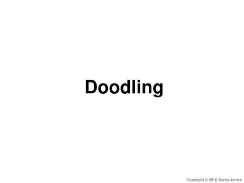 Doodling - the joys and benefits of