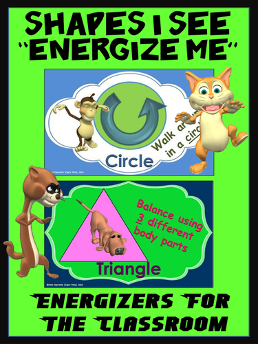 Classroom Energizers- "Shapes I See... Energize Me"