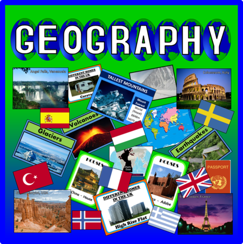 GEOGRAPHY TEACHING RESOURCES WORLD CLASS DISPLAY KEY STAGE 1-4 DISPLAY