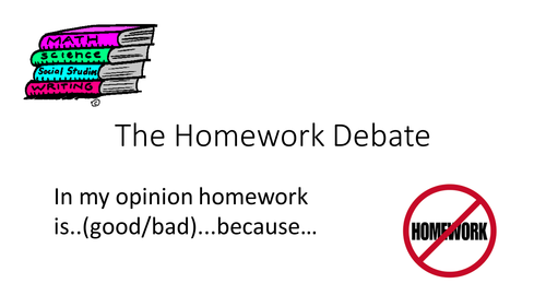 the homework debate article