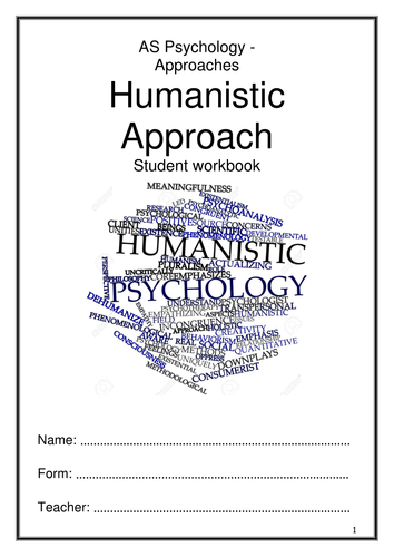 Humanistic Approach Workbook - AQA New Specification