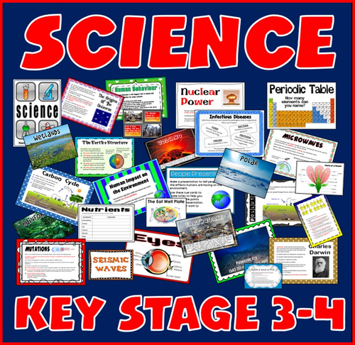 SCIENCE TEACHING RESOURCES KEY STAGE 3-4 CHEMISTRY BIOLOGY PHYSICS