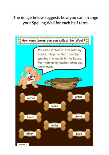 Year 3/4 Instant Display and spelling booklets based on the New Curriculum statutory spelling lists.