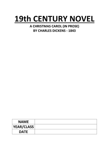 A CHRISTMAS CAROL - TRIAL EXAM PREP WITH EXEMPLAR RESPONSES INCLUDED