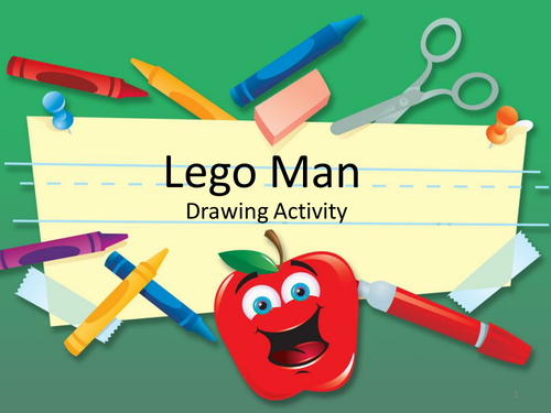 Lego Man Drawing Activity