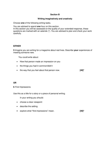 New OCR 9-1 GCSE English Language - Exam-style persuasive 