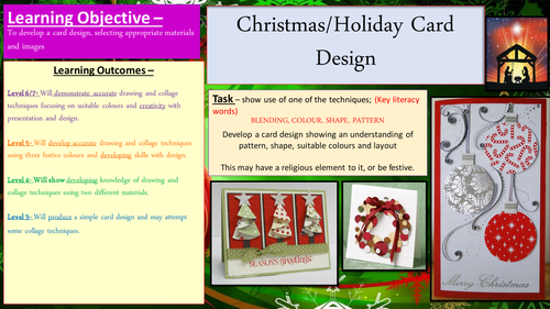 Creative Christmas card design