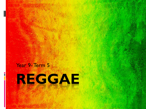 Reggae Scheme of Work