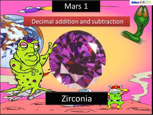 Mars - Adding & Subtracting with Decimals