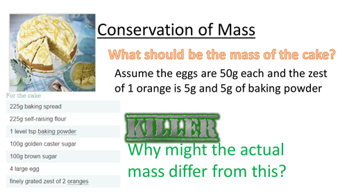 Conservation of Mass *BIG PRACTICAL* Calcium Carbonate and Hydrochloric Acid