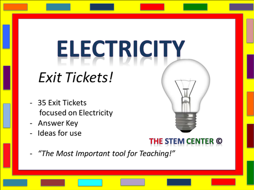 Electricity Exit Cards