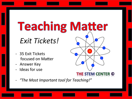 Matter Exit Cards