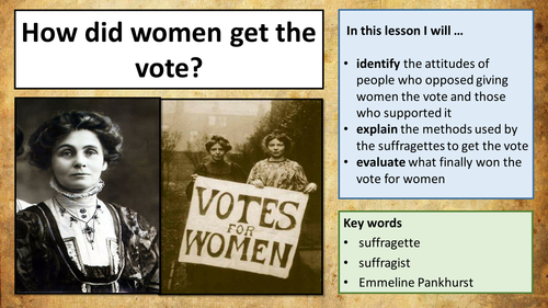 Industrial Revolution - Women Getting The Vote (The Suffragists and the Suffragettes)
