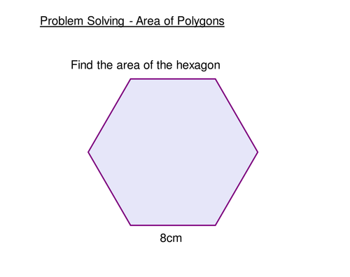 Problem Solving Area of Polygons
