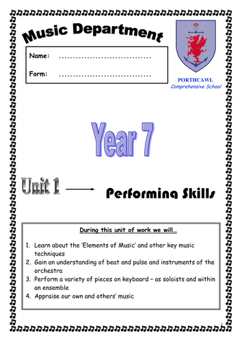 Year 7 Performing Skills