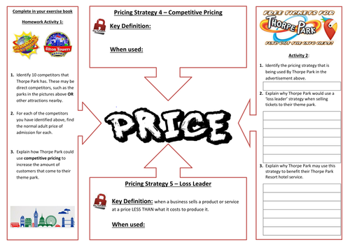 Marketing - Marketing Mix - Price - Pricing Strategies