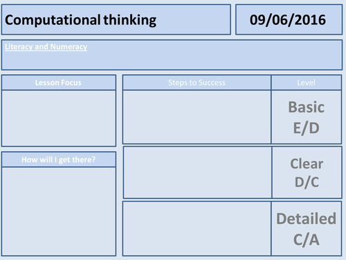 Computational thinking