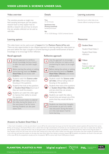GCSE Science field techniques video starter
