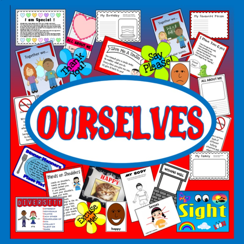  OURSELVES ALL ABOUT ME TEACHING RESOURCES KEY STAGE 1-2 EYFS TOPIC FAMILY ETC
