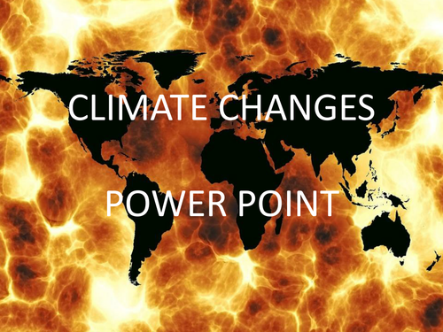 Climate Change Power Point