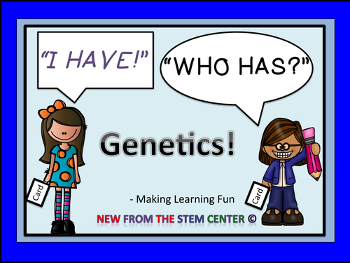 Genetics: I Have, Who Has?