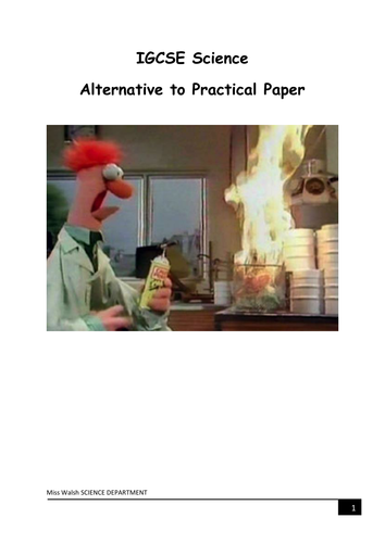 IGCSE Alternative To Practical Paper Advice