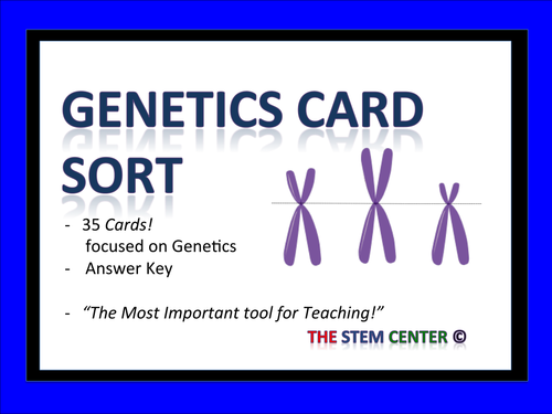 Genetics Card Sort