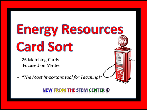 Energy Card Sort